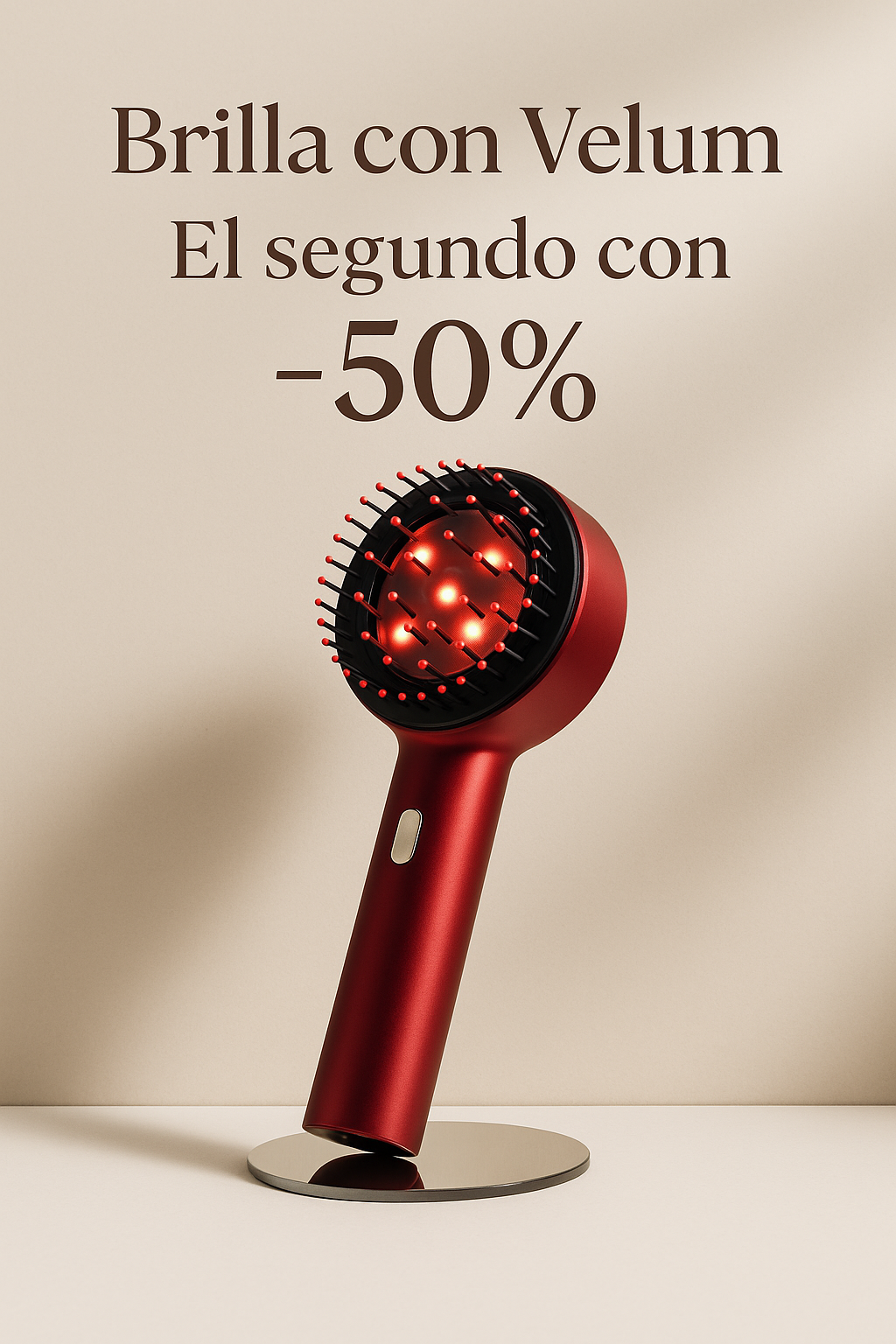 Cepillo LED Terapéutico – Velum Beauty
